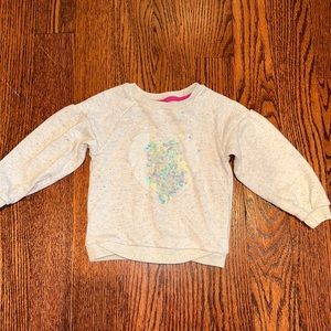 Andy & Evan sweatshirt with heart - size 3T